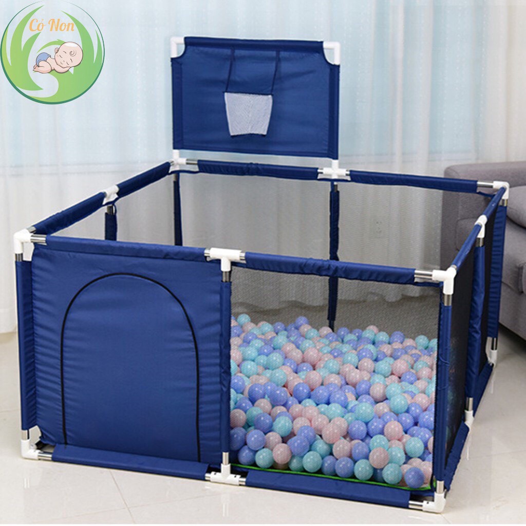 Quây bóng cho bé, Nhà bóng cho bé hình vuông kích thước 1.25 x 1.25m