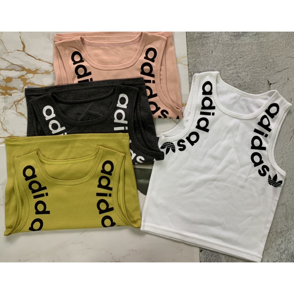 Áo thun ba lỗ ngược croptop_ áo thun ba lỗ nữ