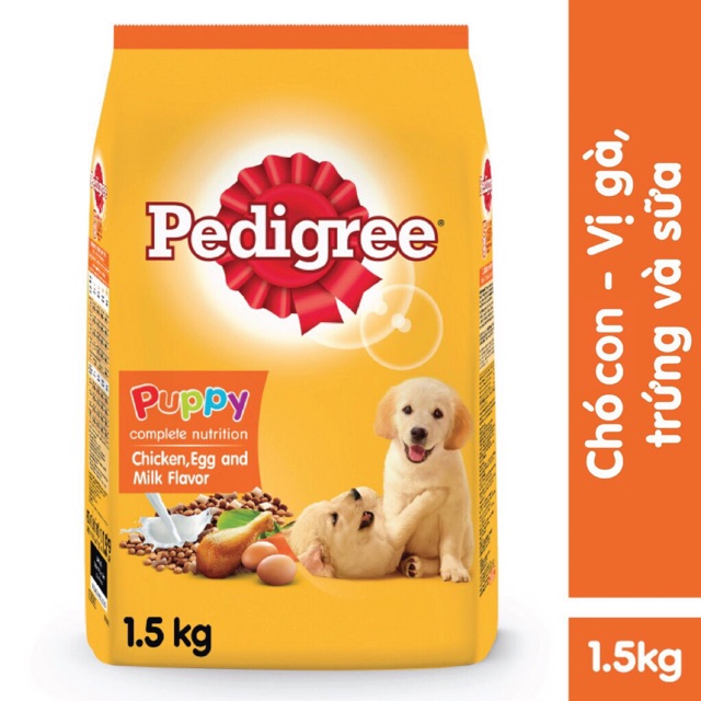 Hạt thức ăn khô pedigree 1,3kg cho chó con