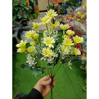🌼Cúc Hoa Mi 10 nhánh, 40cm 🌼- Hoa giả trang trí lọ, lẵng hoa, chậu, hàng rào