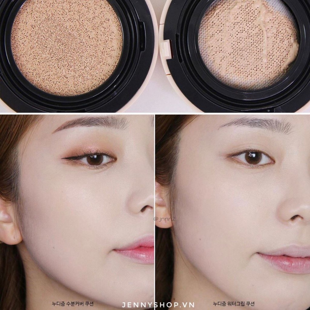 [HSD:11/4/2021][Sẵn +Kèm Bill] Set Phấn Nước  Clio Nudism Velvetwear Cushion Set 15g*2 lõi | BigBuy360 - bigbuy360.vn