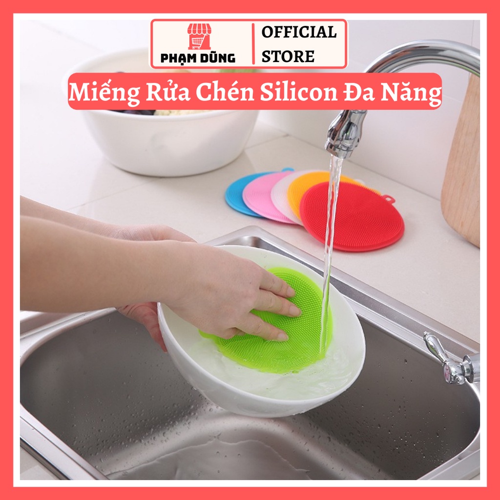 Miếng Rửa Chén Silicon Đa Năng