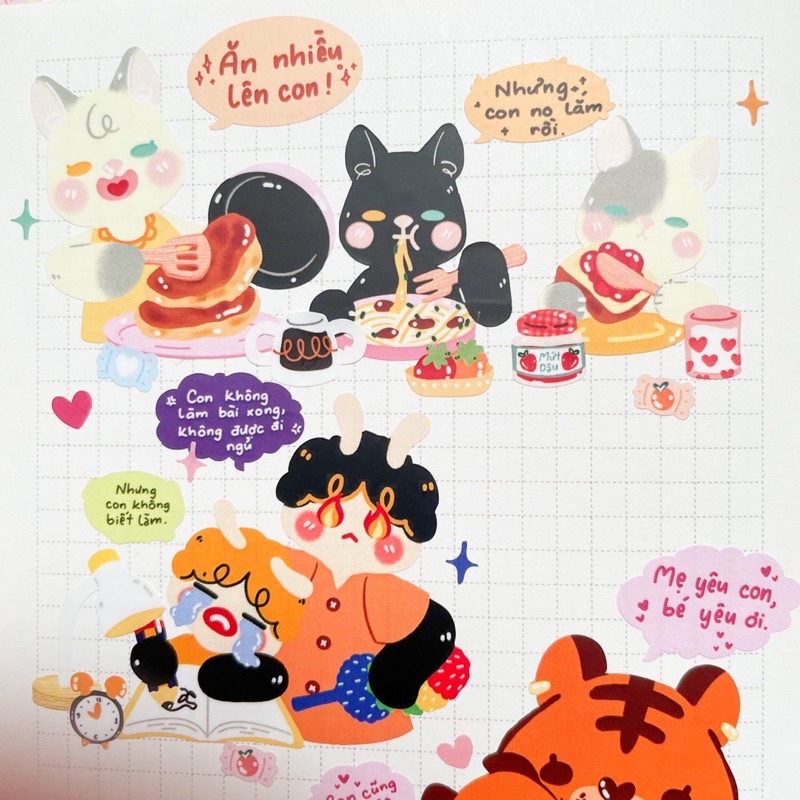 Bonghoanho_studio | Sticker | Nhãn dán chủ đề ngày của Mẹ