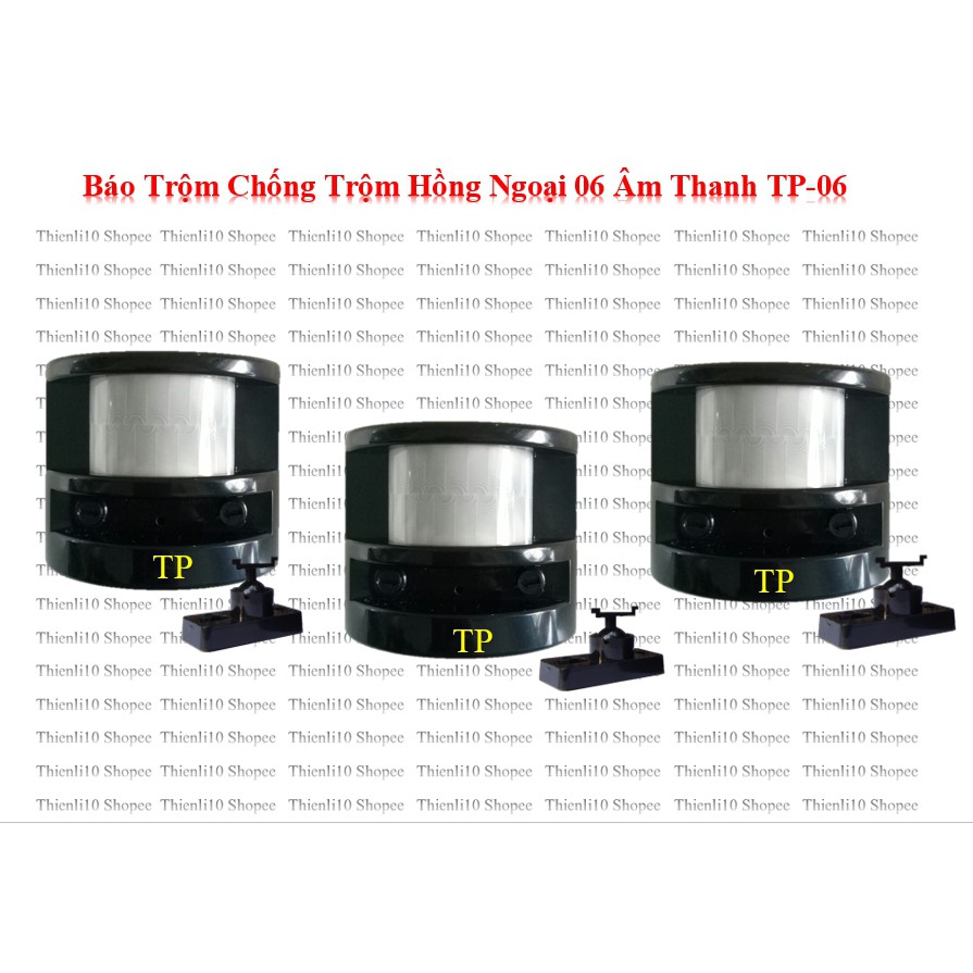 Bộ 3 báo trộm hồng ngoại độc lập 6 âm thanh