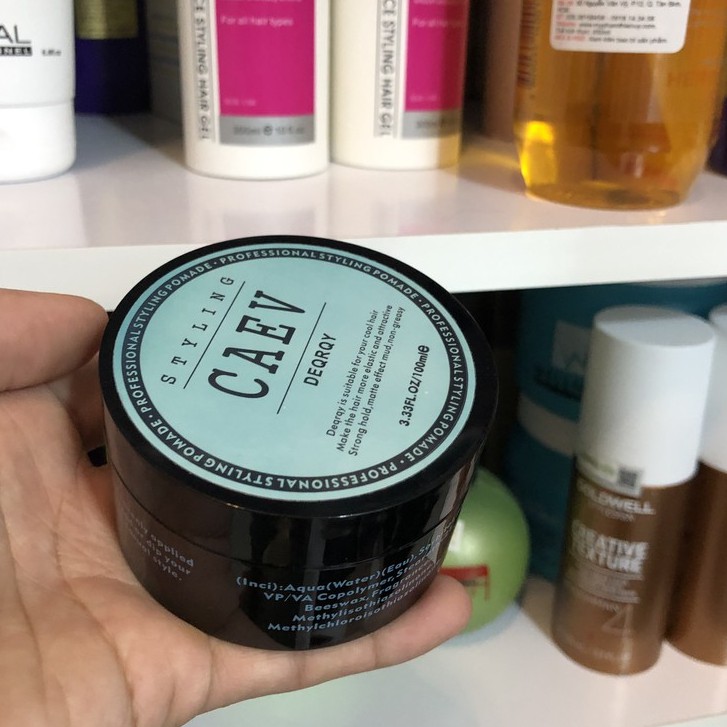 SÁP VUỐT TÓC NAM CAEV 100ML