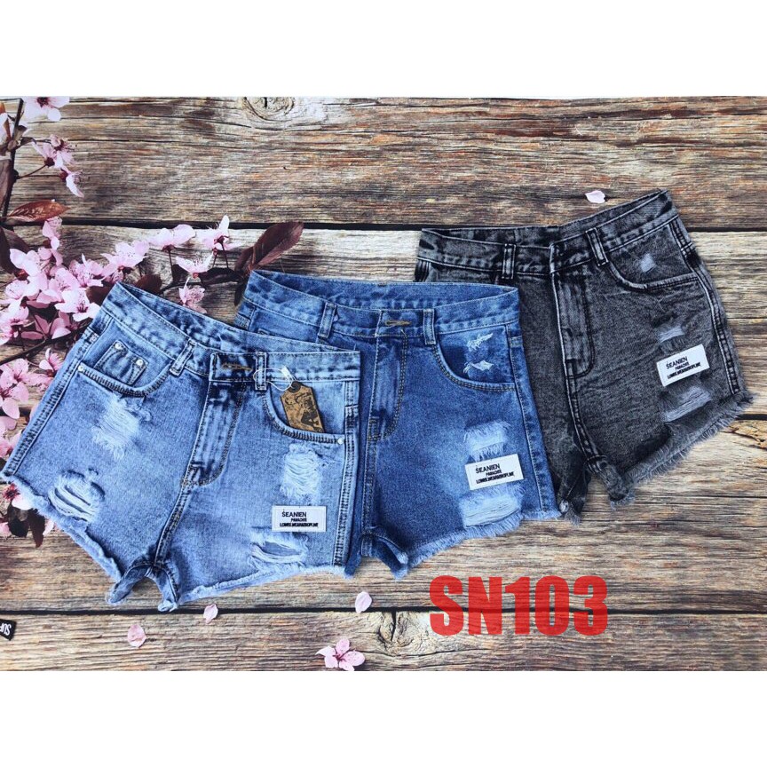 [Tổng hợp] Quần short Jean nữ rách