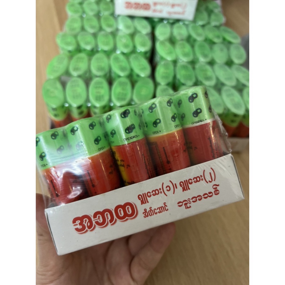 Dầu Hít Mũi Thảo Mộc Myanmar Dầu Thông Nghẹt Mũi Chính Hãng Queen Myanmar