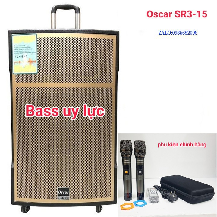 Loa kéo karaoke công suất lớn Oscar SR3-15 _ Nhật Việt official jbl jbz