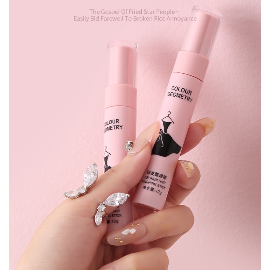 Chuốt Tóc Dạng Mascara Váy Hồng  1038 Geometry Broken Hair Chính Hãng Nội Địa