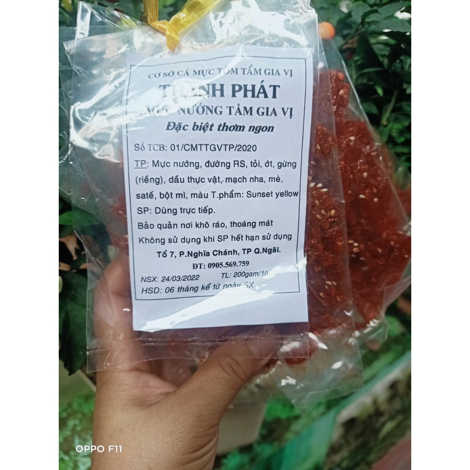 MỰC XÉ SỢI TẨM SA TẾ THƠM NGON