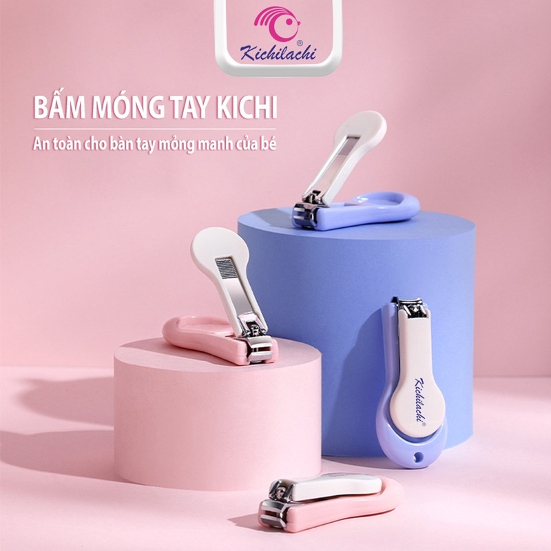 Bộ Cắt Móng Tay Trẻ Em Kichlachi Cao Cấp Dùng Được Cho Bé Sơ Sinh Hàng Chính Hãng