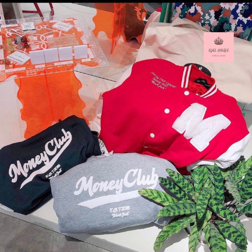 Áo Bomber Nữ, Áo Bomber Phối Chữ M Chất Liệu Nỉ Ngoại Mẫu Mới 3 Màu Edel E438
