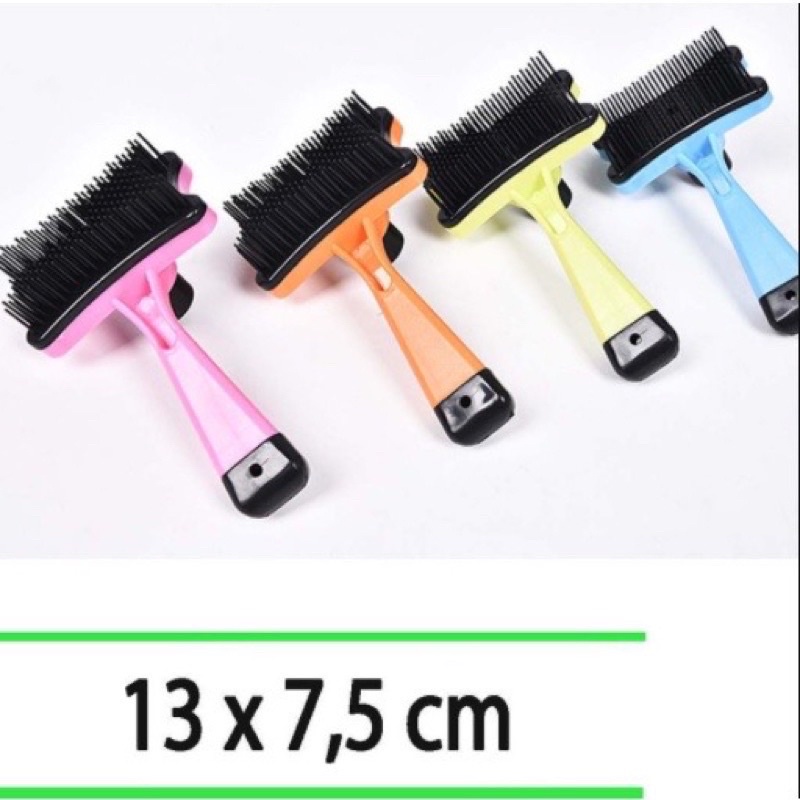 Lượt gỡ rối chải lông có nút bấm