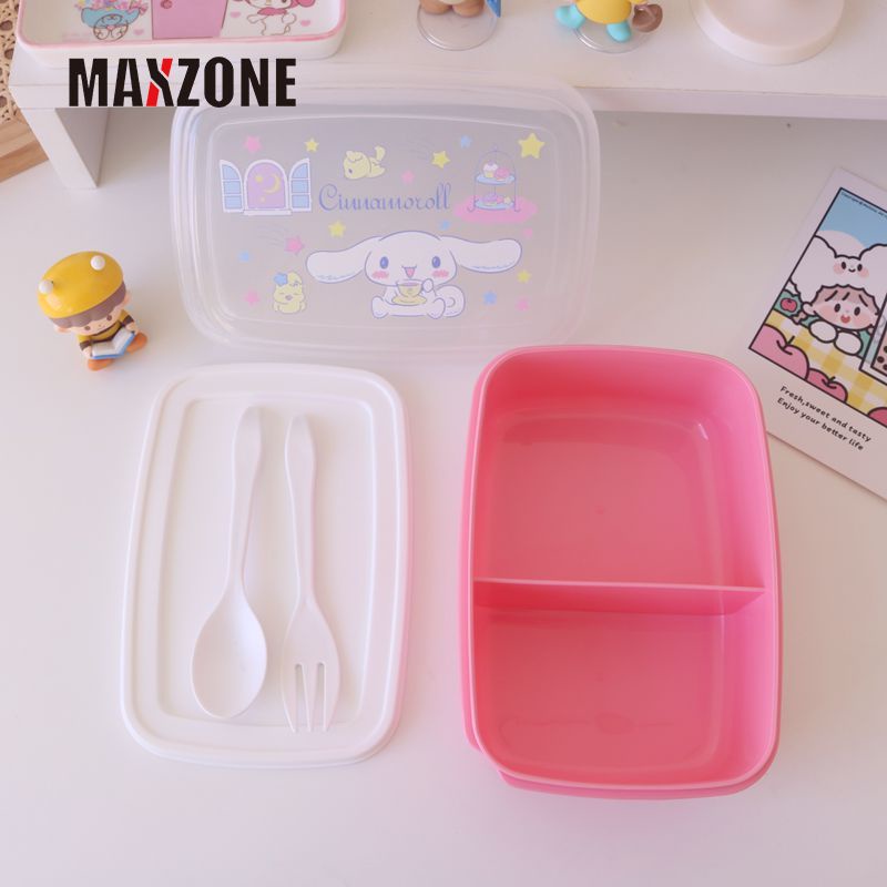 Hộp cơm Giữ Ấm Thân Thiện Với Môi Trường Hình Mèo Hello Kitty Dễ Thương