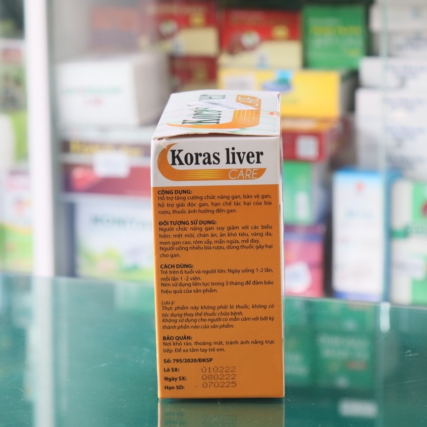 Koras Liver Care - Hỗ trợ tăng cường chức năng của gan, bảo vệ gan (12 vỉ x5 viên)