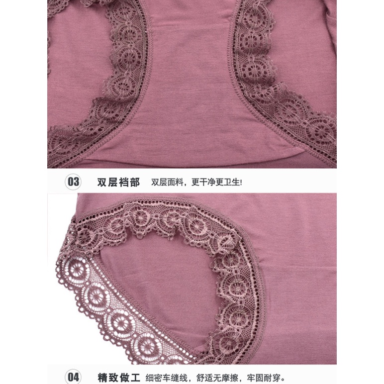 Quần lót lưng vừa size lớn cho phụ nữ trung niên