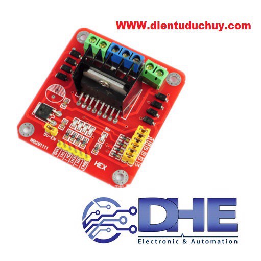 MODULE DRIVER ĐIỀU KHIỂN ĐỘNG CƠ DC L298N-V2 ( 2 MẠCH CẦU H)