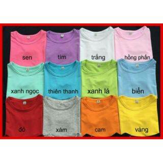 combo  8 áo thun trơn size XL 300k