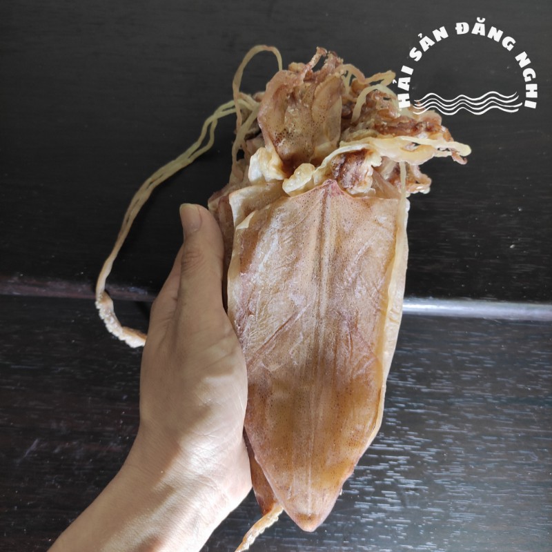 Mực Khô Câu size 40 Con/kg - LẺ 1 CON -  Mực Khô Loại 1 Dày Và Rất Ngọt Mực (Mực câu A3)