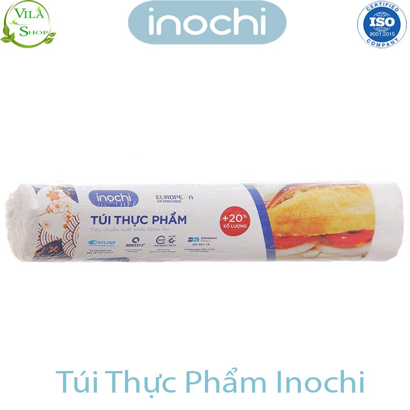 Túi Đựng Thực Phẩm, Túi Thực Phẩm Tự Hủy Shinsen 1.4L  - 3.0L Inochi, Được Sản Xuất Theo Tiêu Chuẩn Châu Âu