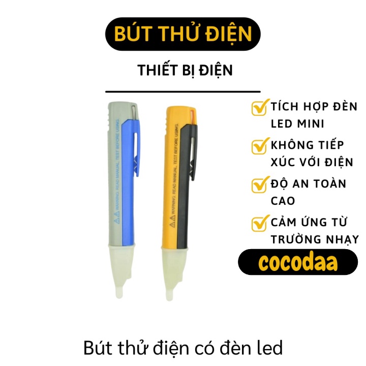 Bút Thử Điện - Bút Thử Điện Âm Tường Có Đèn Led Và Âm Thanh Báo Động 5382 [FREESHIP]