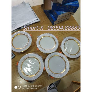 Đèn âm trần mắt trâu 12w 3 màu , phi 110 , đế tản nhiệt nhôm đúc