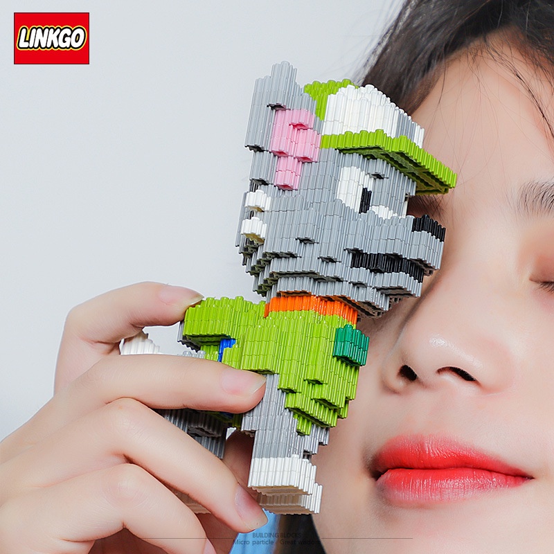 Bộ Đồ Chơi Lắp Ráp Mô Hình Chú Chó Mini Vui Nhộn Cho Bé