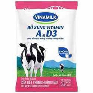 1 BỊCH SỮA VINAMILK 220ml ĐỦ VỊ