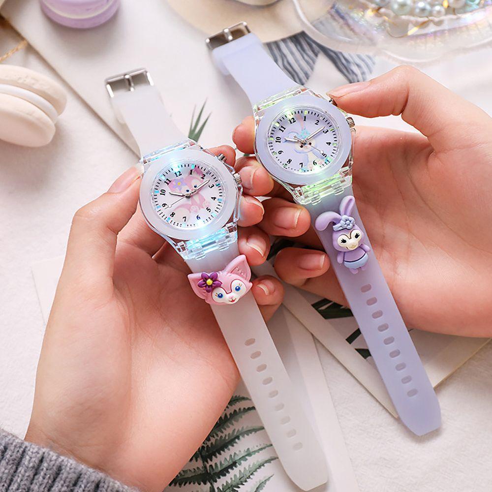 Đồng Hồ Điện Tử Dây Silicone Hình Kuromi KT Cinnamoroll