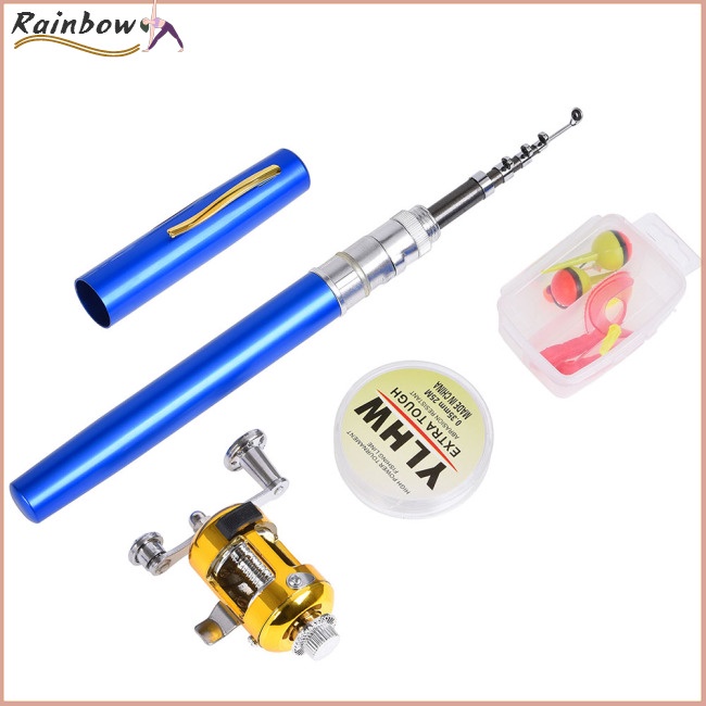 Cần Câu Cá Mini Bỏ Túi Bằng Sợi Thủy Tinh Dạng Bút