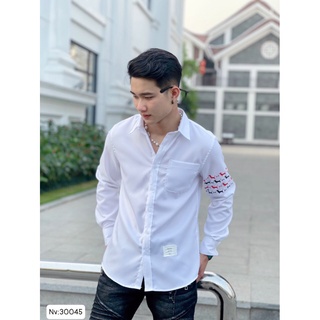 Áo Sơ Mi Nam Nữ Thom Browne Cao Cấp, Áo Sơ Mi Thom Dài Tay Siêu Chất Hot Hit