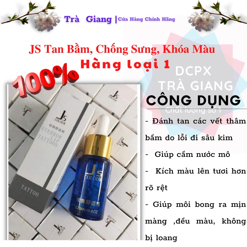 Dung Dịch Tan Bầm ,Chống Sưng ,Khóa Màu JS [HÀNG CHÍNH HÃNG]