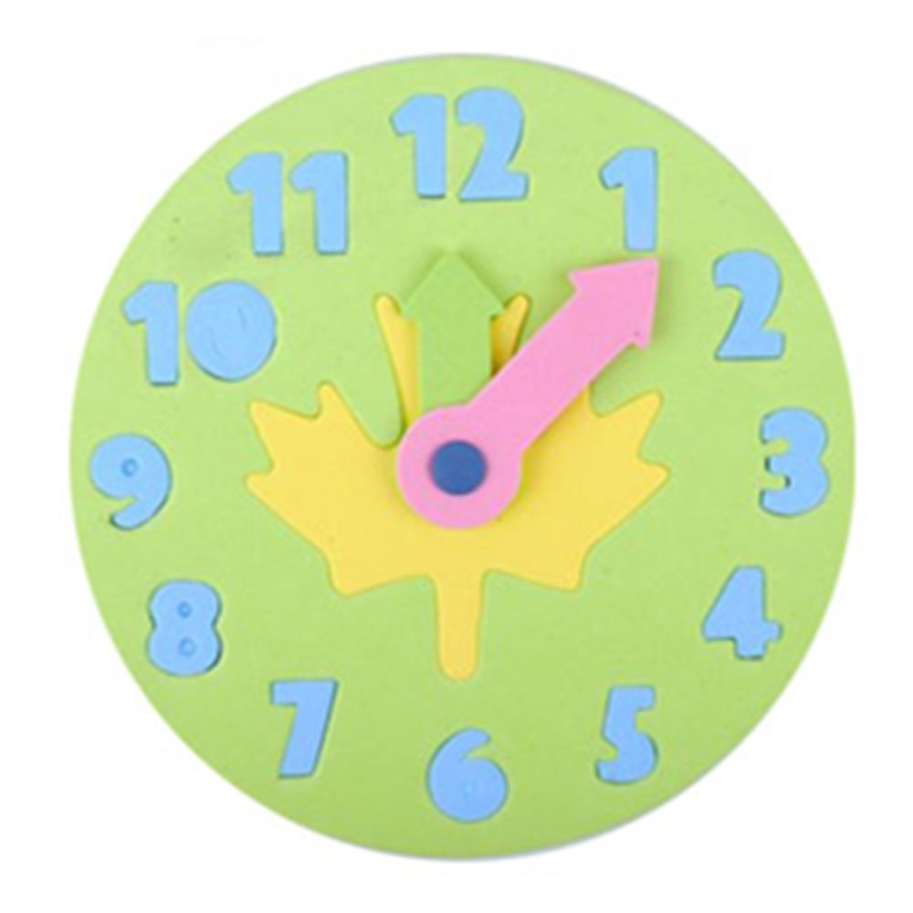 Bộ 5 Đồng Hồ EVA Giáo Dục Theo Phương Pháp Montessori Cho Bé