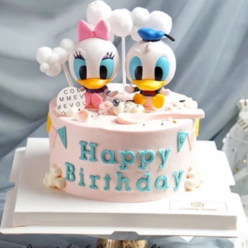 Combo 2 vịt donald trang trí bánh