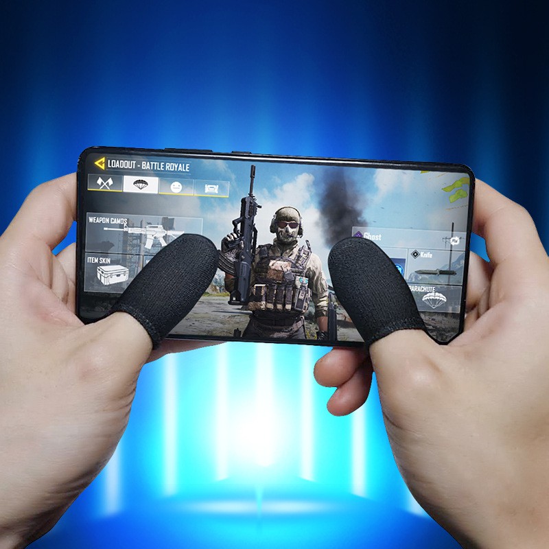 Bộ bao 2 ngón tay chuyên dụng chơi game mobile, liên quân mobile, pubg mobile, freefire chống mồ hôi tay, thao tác mượt