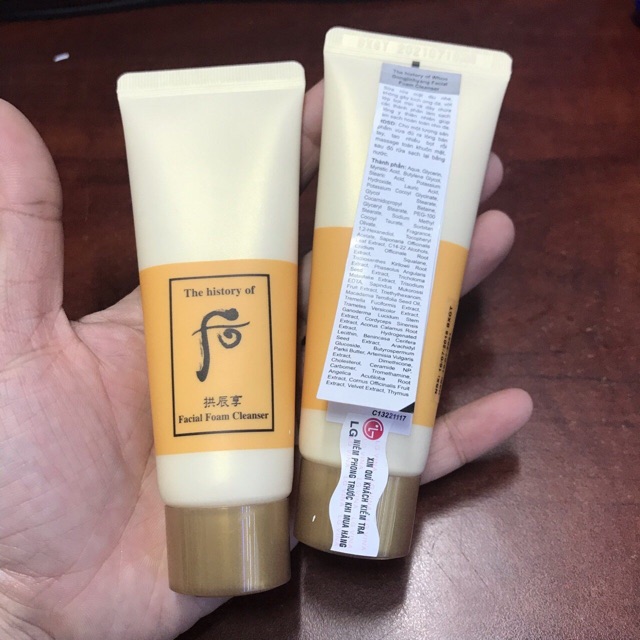 SỮA RỬA MẶT WHOO VÀNG 40ml có tem date 2023 | BigBuy360 - bigbuy360.vn