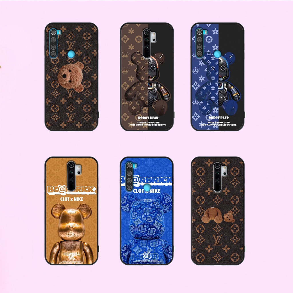 Ốp Redmi Note 8 - Note 8 Pro in hình gấu bearbrick thời trang. ốp lưng xiaomi redmi note 8 rẻ bền, chất lượng.
