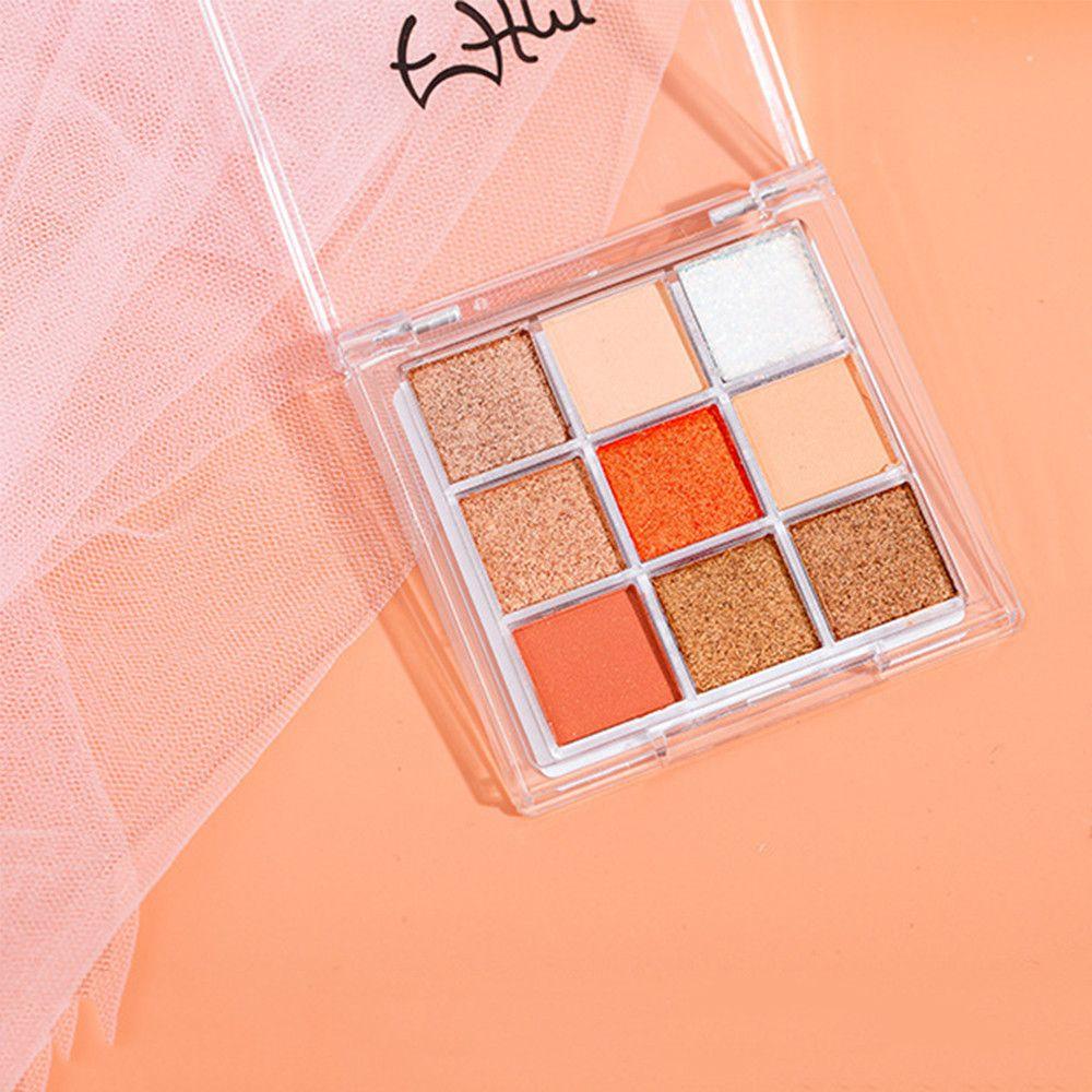 KENT  Korean 9-color eyeshadow palette, transparent fine silk powder, long-lasting makeup, excellent makeup