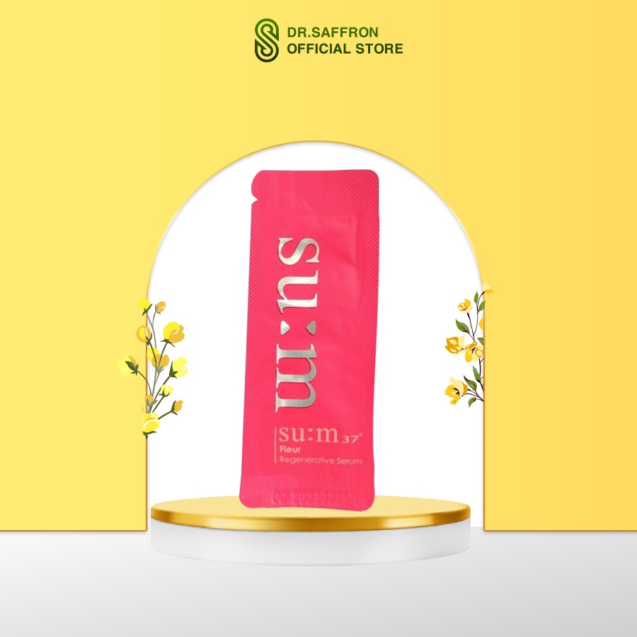 Gói Serum Chống Lão Hóa Sum Đỏ Fleur 1ml Trẻ Hóa, Tăng Độ Đàn Hồi Và Làm Căng Da