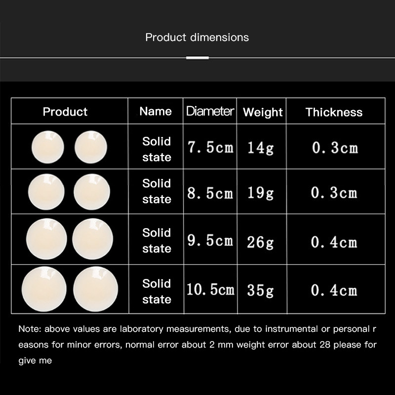 miếng dán ngực Reusable Silicone Adhesive Nipple Cover Invisible Bra Pad Pasties New Self Adhesive Nipple Breast Pasties Cover | WebRaoVat - webraovat.net.vn