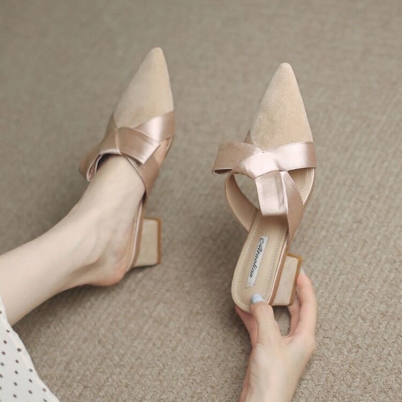 Giầy sục nỉ hai màu đen, kem thời trang kiểu Hàn Quốc Ulzzangshop520