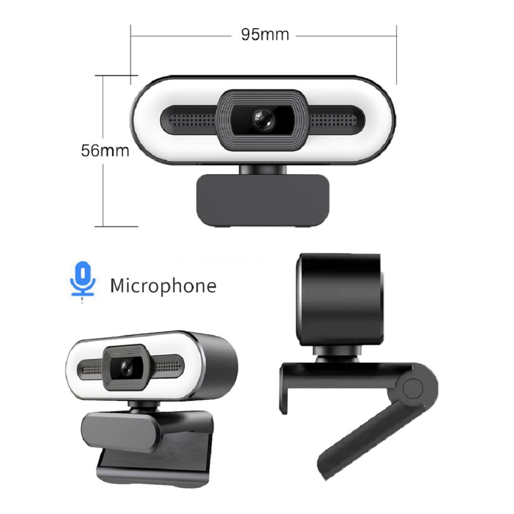 Webcam 1080p Có Thể Điều Chỉnh Độ Sáng Tích Hợp Micro Tiện Dụng Cho Máy Tính | BigBuy360 - bigbuy360.vn