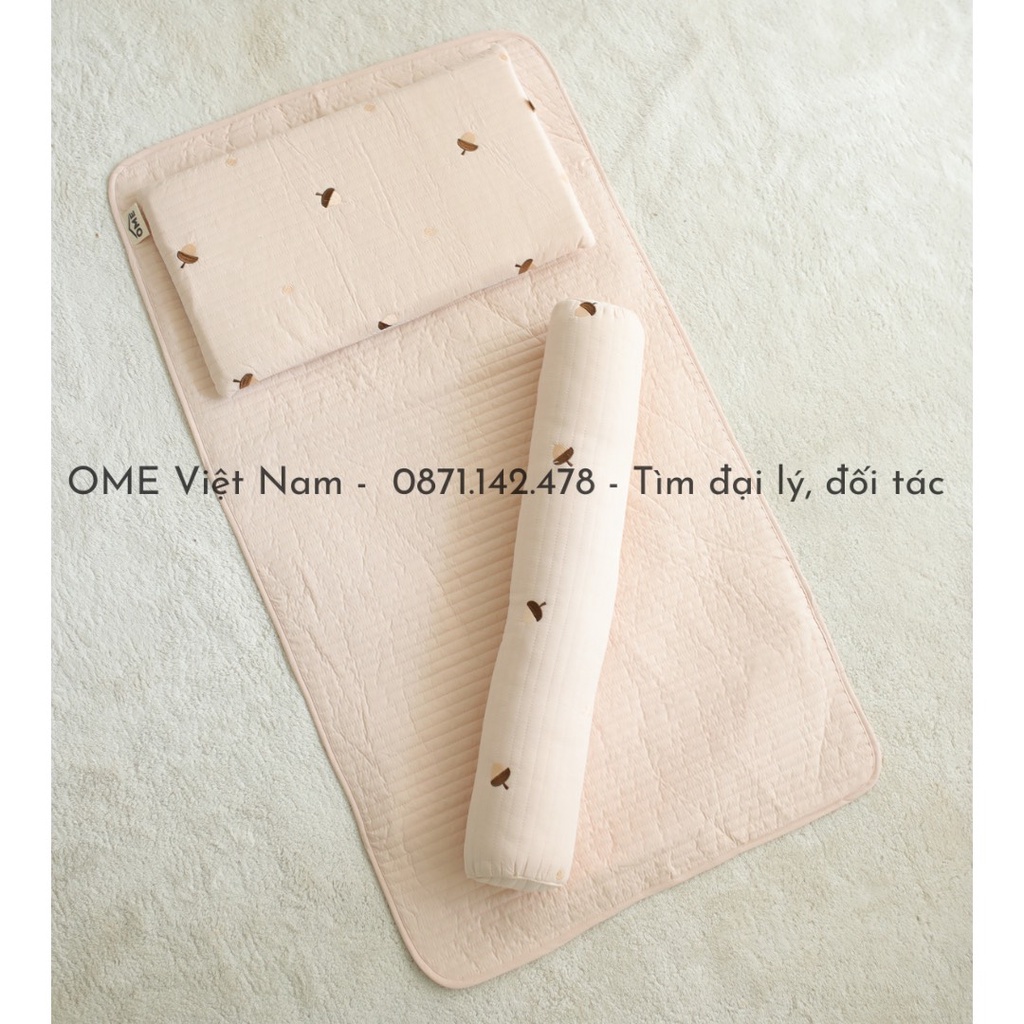 Lót chống thấm chần ngang bảo vệ nệm cũi OME cao cấp