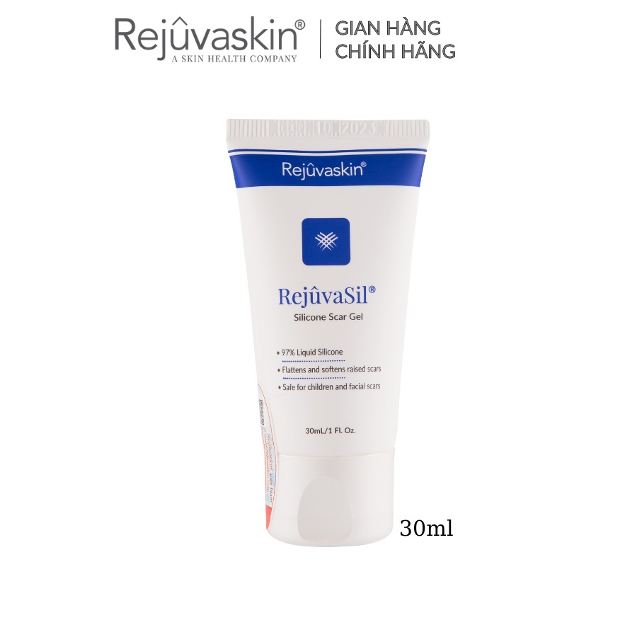 Gel Hỗ Trợ Xóa Sẹo Lồi, Sẹo Phì Đại REJUVASKIN Scar Rejuvasil, thể tích 30ml