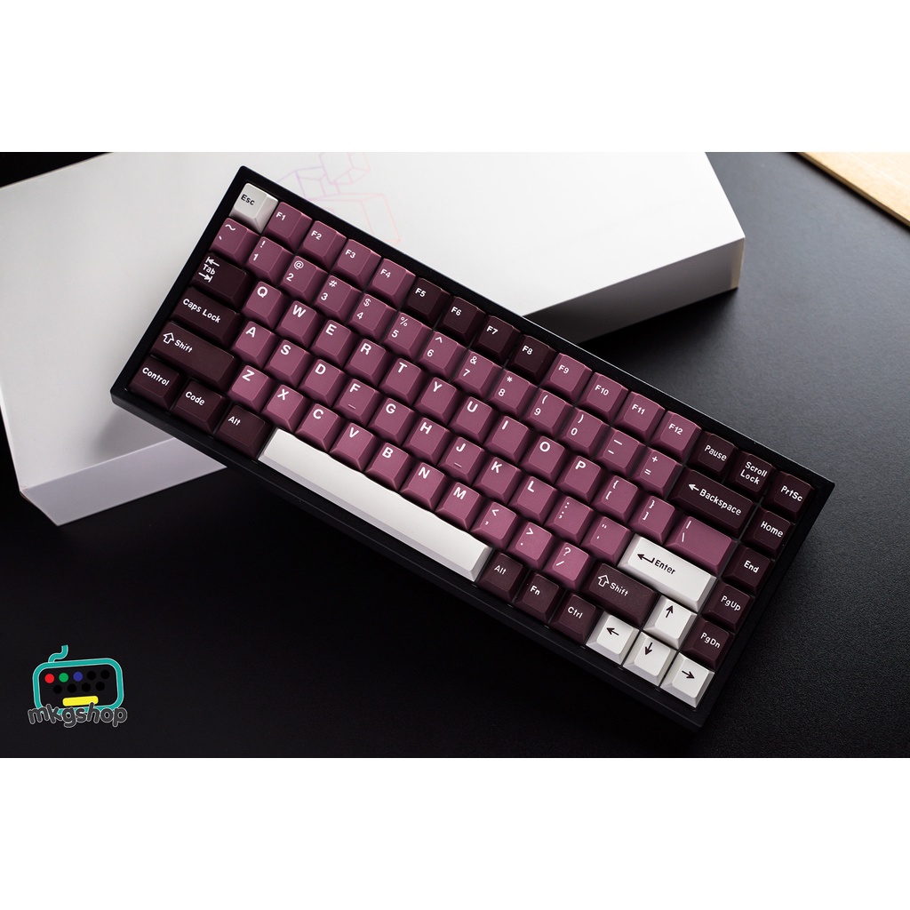 Keycap CMK Bingsu in doubleshot, 173 nút bàn phím cơ, cherry profile