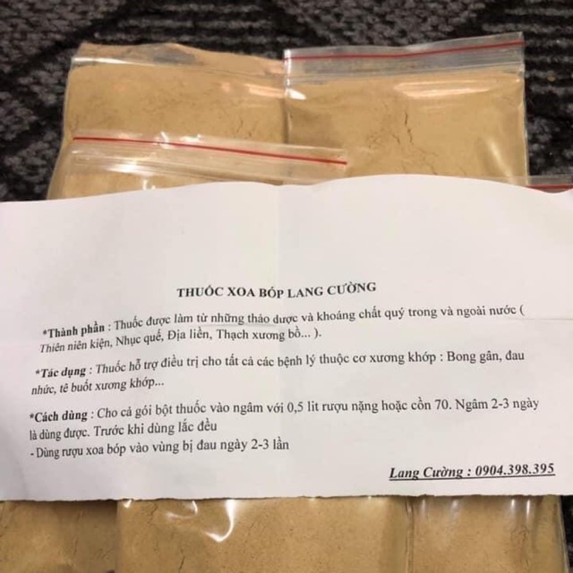 BỘT XOA BÓP LANG CƯỜNG