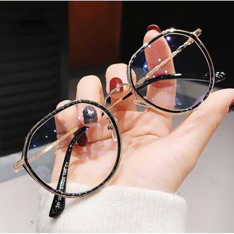 Mắt Kính Đọc Sách Có Gọng Chống Ánh Sáng Xanh Chống Bức Xạ Thời Trang Hàn Quốc