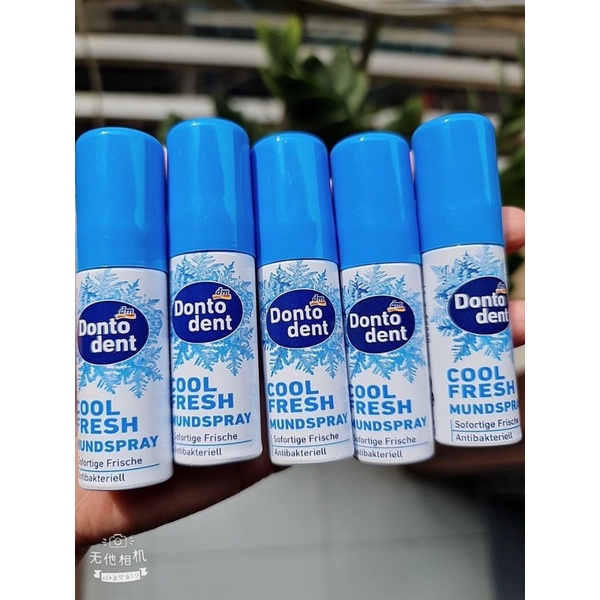 🇩🇪 🇩🇪XỊT THƠM MIỆNG DONTO DENT MUNDSPRAY COOL FRESH 🇩🇪Nội địa Đức ✈️✈️✈️