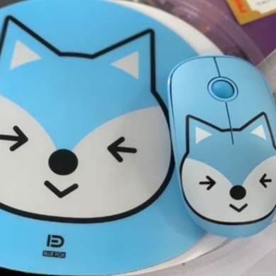 CHUỘT KHÔNG DÂY WIRELESS BOSSTON Q15 SIÊU DỄ THƯƠNG THEO PHONG CÁCH HOẠT HÌNH LƯỚT SIÊU LÁNG