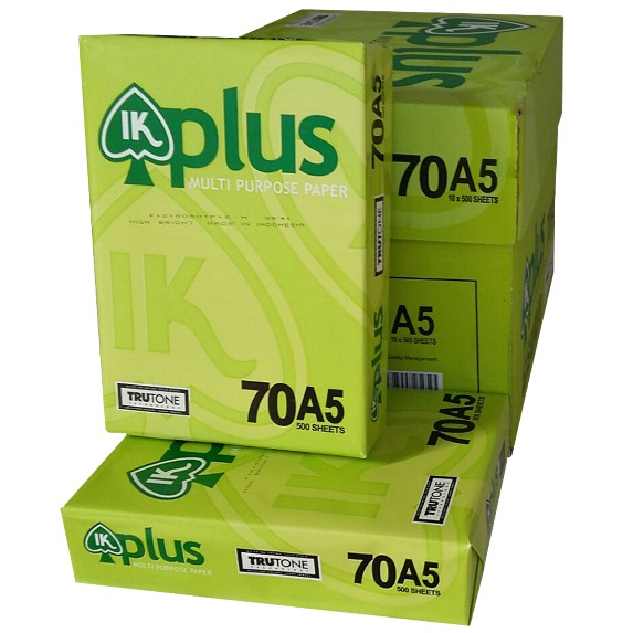 Giấy Ik Plus 70gsm A5, In, Photo, In Đơn Hàng (Chính hãng - Nhập Indo)